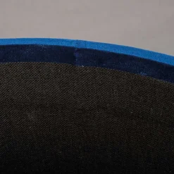 New Wohnen Gepolsterter Hocker in Blau & Gold - Chasmarin