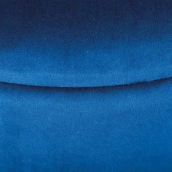 New Wohnen Gepolsterter Hocker in Blau & Gold - Chasmarin