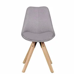 New Wohnen Gepolsterter Schalenstuhl Charisse mit Stoffbezug (2er Set)