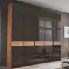 Clearance Wohnen Glasfront-Kleiderschrank mit fünf Türen - Hung