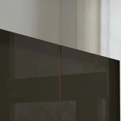 Clearance Wohnen Glasfront-Kleiderschrank mit fünf Türen - Hung