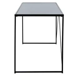 Best Wohnen Glasschreibtisch aus Schwarzglas - Pathos