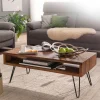Clearance Wohnen Günstiger Designer Couchtisch mit Ablagefach - Nicono