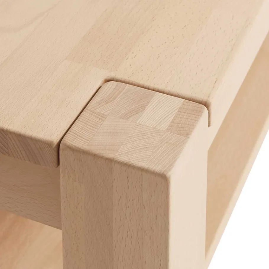 Discount Wohnen Günstiger Massivholz Sofatisch aus Buche - Bermuda