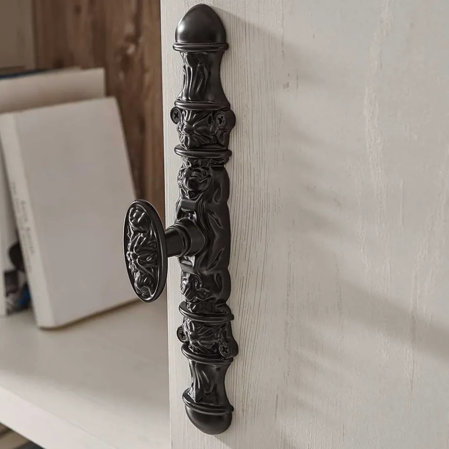 Clearance Wohnen Günstiges Highboard im Scandi Chic Nedita in Weiß
