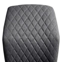 Outlet Wohnen Graue Stoffstühle modern - Lenox (4er Set)