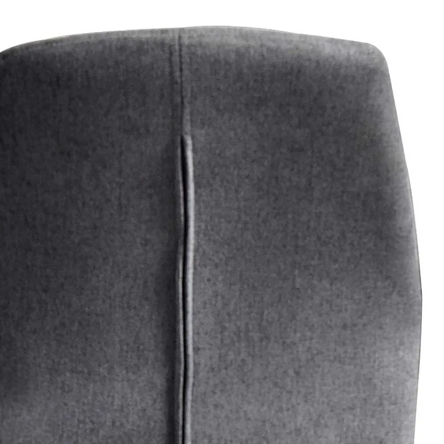 Outlet Wohnen Graue Stoffstühle modern - Lenox (4er Set)
