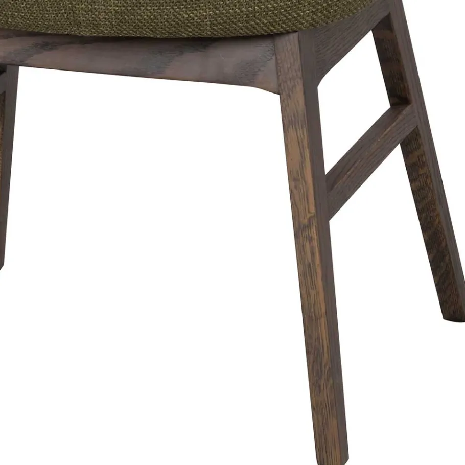 Wohnen Grüner Armlehnenstuhl halbrund - Ohio (2er Set)