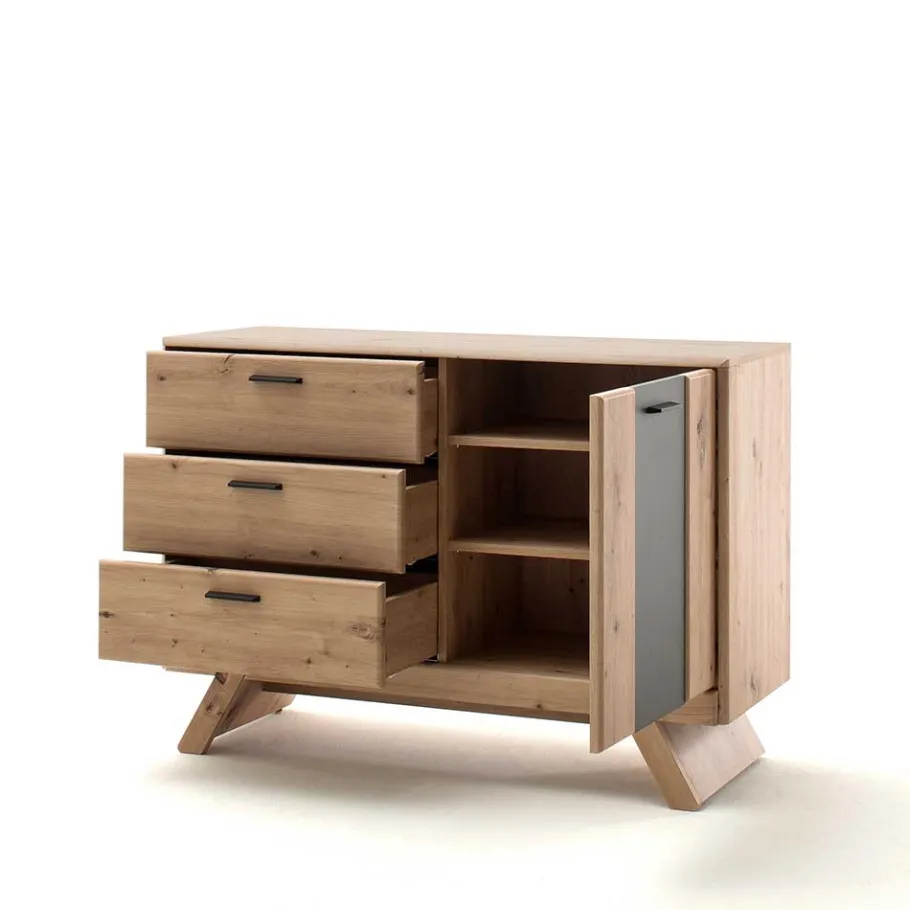 Sale Wohnen Große Design Kommode mit Türfach - Larinca