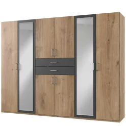Discount Wohnen Großer Kleiderschrank 270 cm mit acht Türen - Ayla