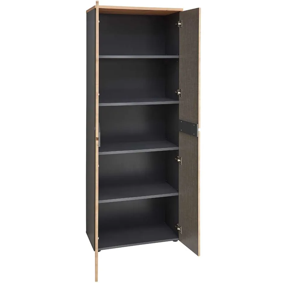 New Wohnen Großer Officeschrank mit Doppeltür - Kuetra