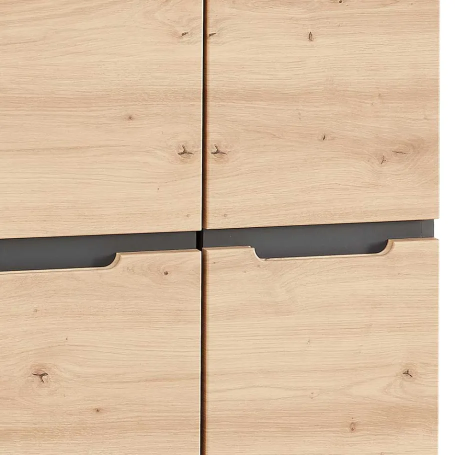 New Wohnen Großer Officeschrank mit Doppeltür - Kuetra