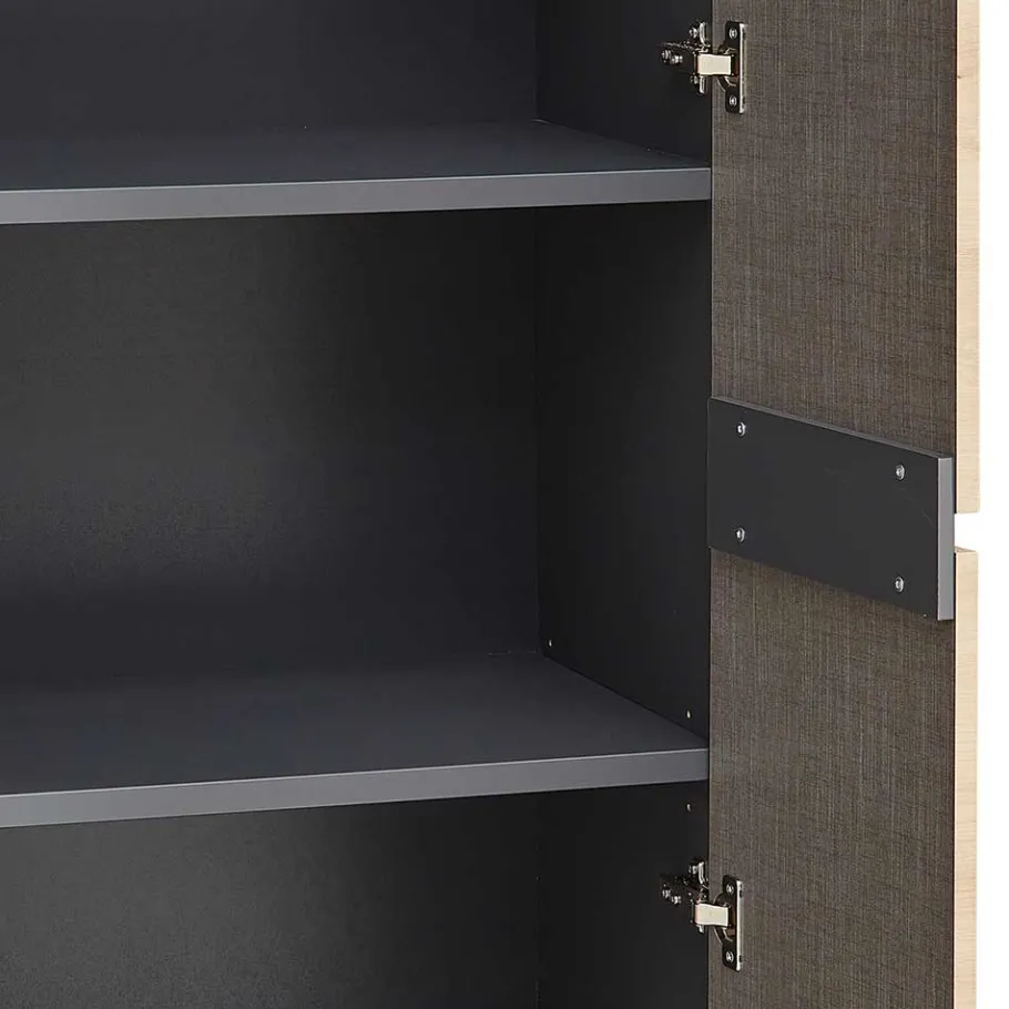 New Wohnen Großer Officeschrank mit Doppeltür - Kuetra