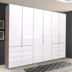 Clearance Wohnen Großer Schlafzimmer Kombi-Schrank Made in Germany - Empresian