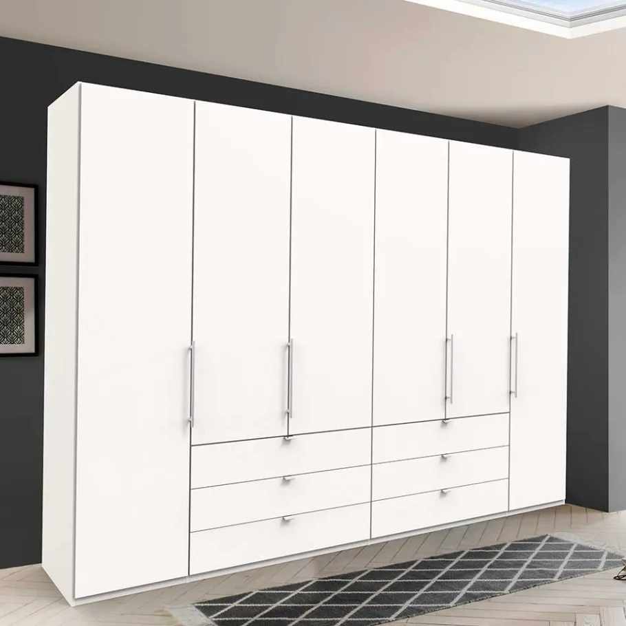 Best Wohnen Großer Schrank für Bekleidung in Weiß - Donpiave