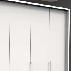 Best Wohnen Großer Schrank für Bekleidung in Weiß - Donpiave