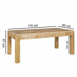 Clearance Wohnen Großer Wohnzimmertisch Recers in Rechteckig 110x60cm
