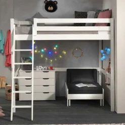 New Wohnen Großes Hochbett & Schlafsessel - Tamyno (dreiteilig)