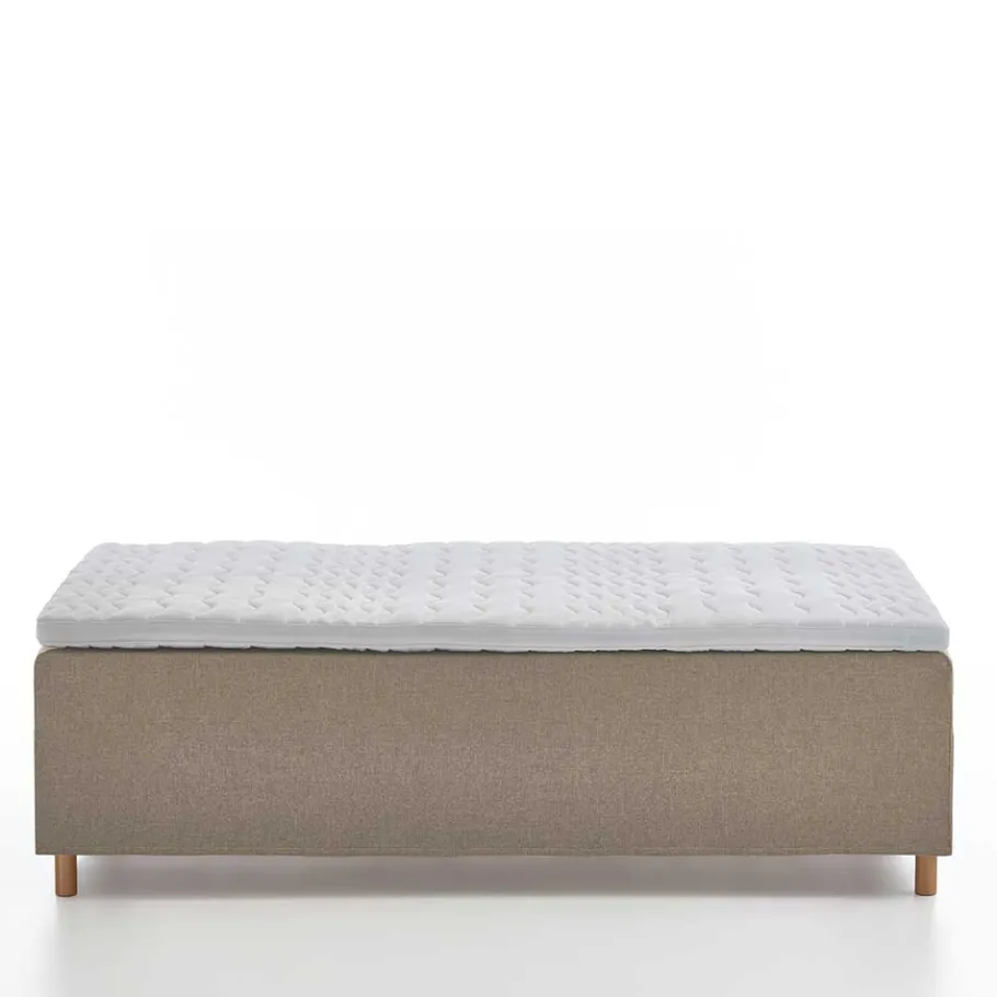 Clearance Wohnen H3 Polsterbett in Creme & Natur - Suvanica