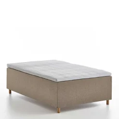 Clearance Wohnen H3 Polsterbett in Creme & Natur - Suvanica