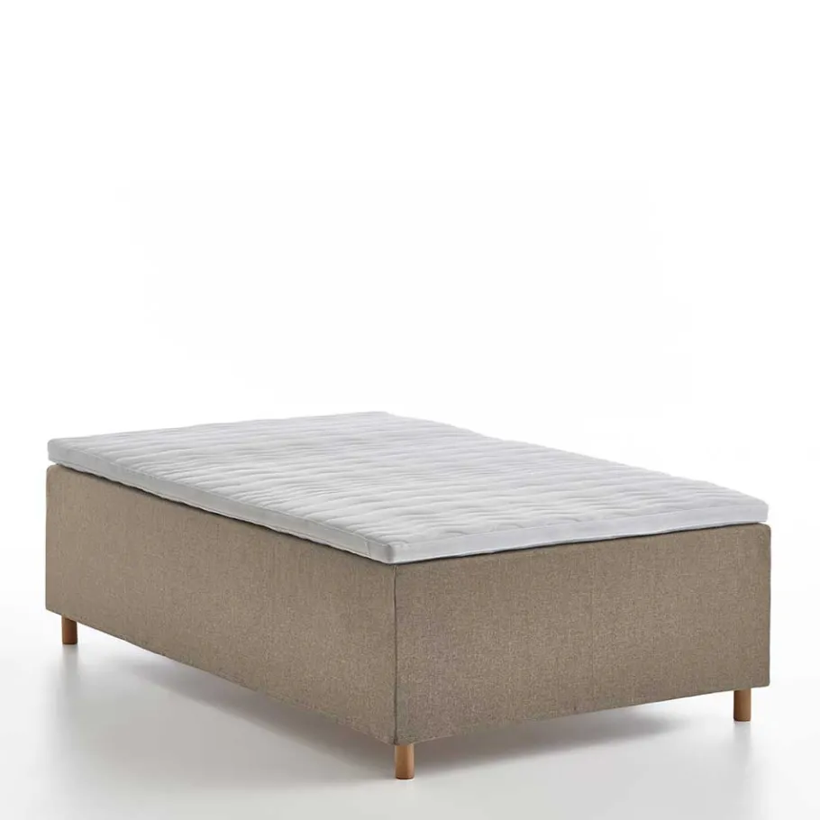 Clearance Wohnen H3 Polsterbett in Creme & Natur - Suvanica