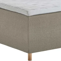 Clearance Wohnen H3 Polsterbett in Creme & Natur - Suvanica