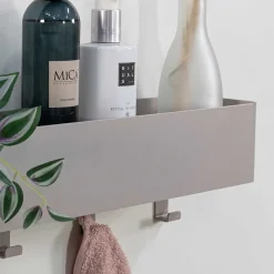 Wohnen Hakenleiste mit Ablage in Taupe - Mimi