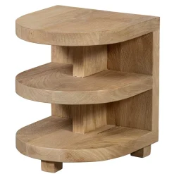 New Wohnen Halbrunder Beistelltisch im Skandi Design - Fuxiata