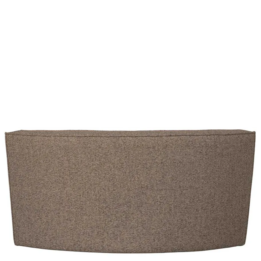 Discount Wohnen Halbrundes Esstischsofa in Dunkelbraun - Sentiagamo