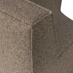 Discount Wohnen Halbrundes Esstischsofa in Dunkelbraun - Sentiagamo