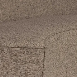 Discount Wohnen Halbrundes Esstischsofa in Dunkelbraun - Sentiagamo