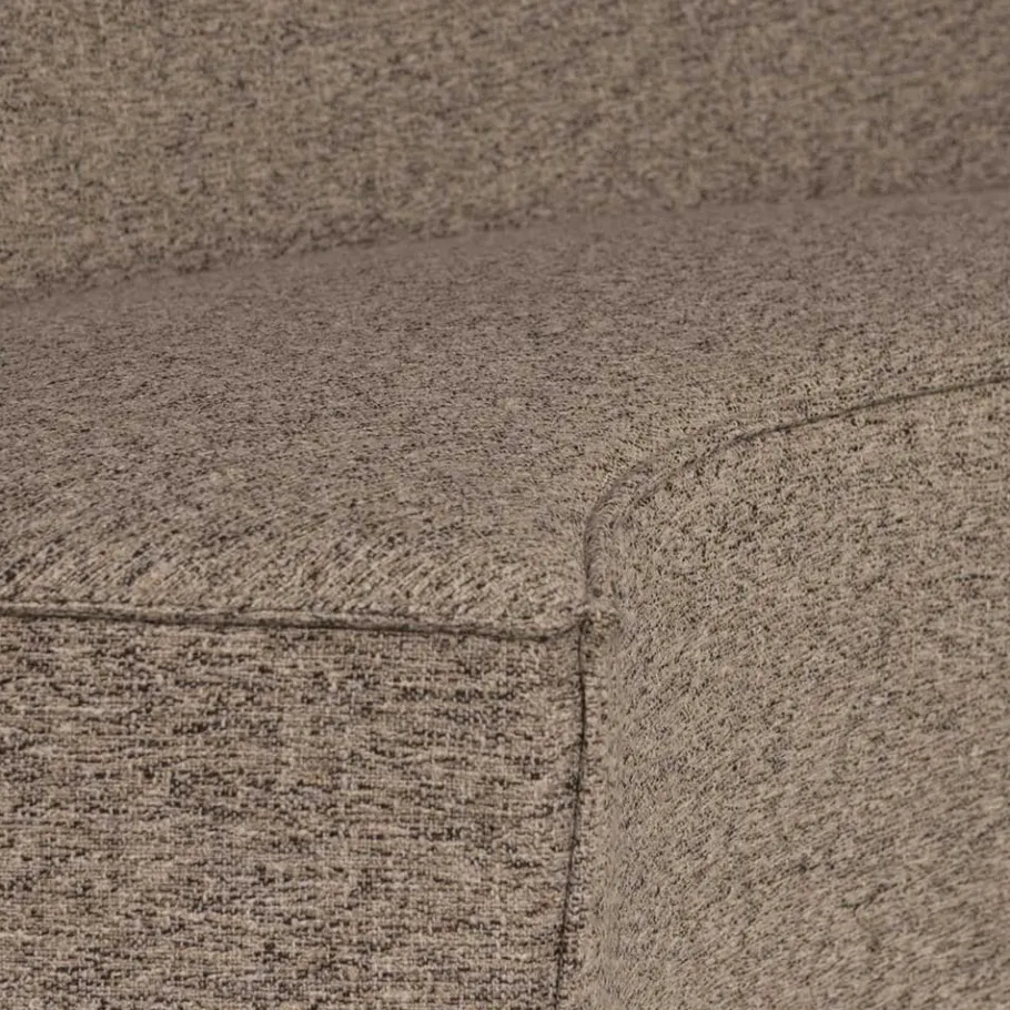 Discount Wohnen Halbrundes Esstischsofa in Dunkelbraun - Sentiagamo