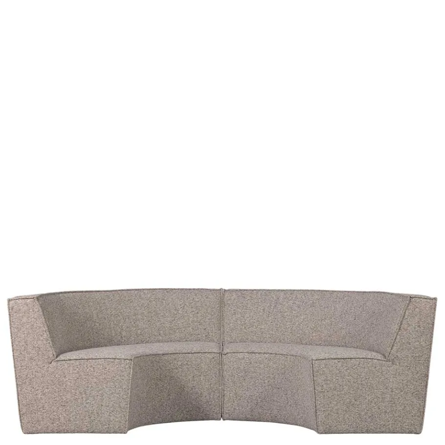 Discount Wohnen Halbrundes Sofa für den Esstisch - William (zweiteilig)
