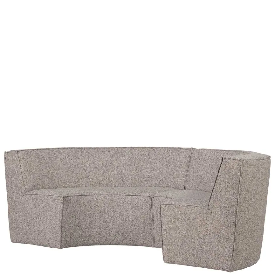 Discount Wohnen Halbrundes Sofa für den Esstisch - William (zweiteilig)