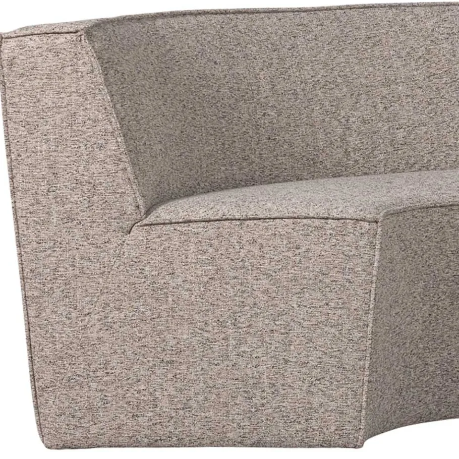 Discount Wohnen Halbrundes Sofa für den Esstisch - William (zweiteilig)