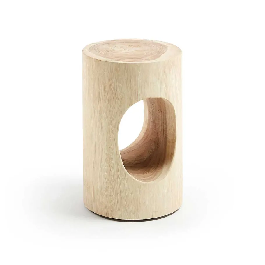 Discount Wohnen Handgearbeiteter Beistelltisch aus Massivholz - Andrew