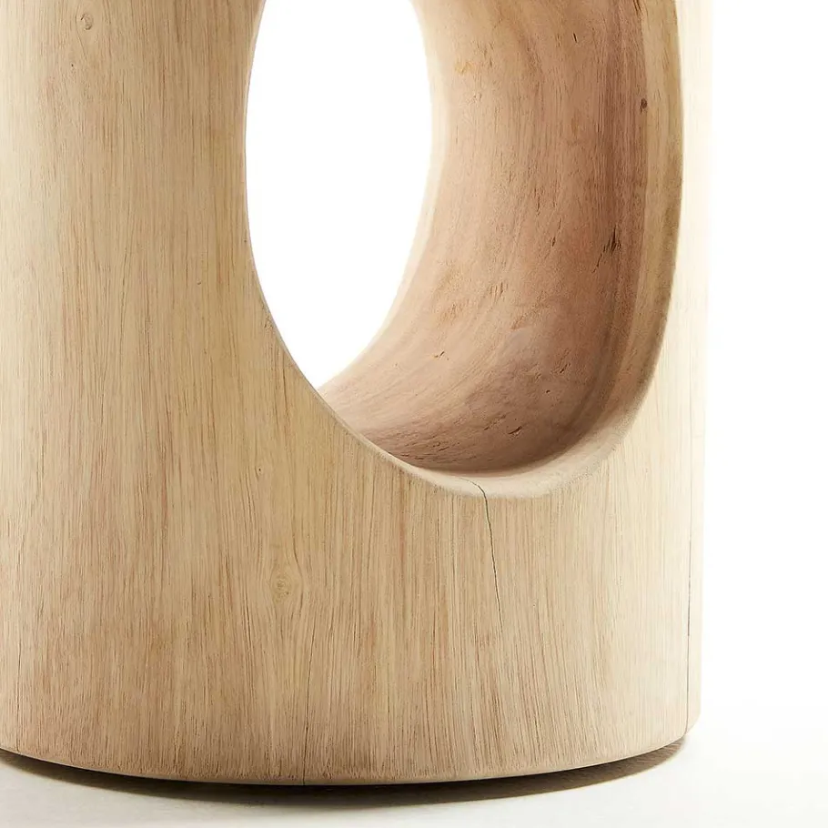 Discount Wohnen Handgearbeiteter Beistelltisch aus Massivholz - Andrew