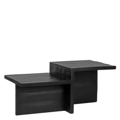 Outlet Wohnen Handgearbeiteter Couchtisch aus Mangoholz - Ela