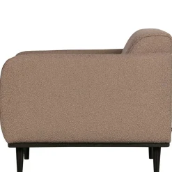 Best Wohnen Hellbrauner Boucle Sessel mit Federkern - Bratannio