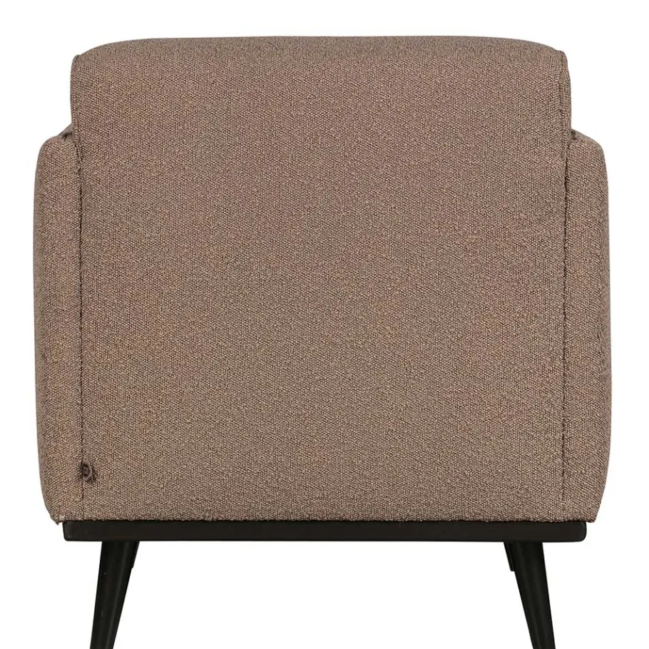 Best Wohnen Hellbrauner Boucle Sessel mit Federkern - Bratannio