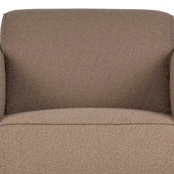 Best Wohnen Hellbrauner Boucle Sessel mit Federkern - Bratannio