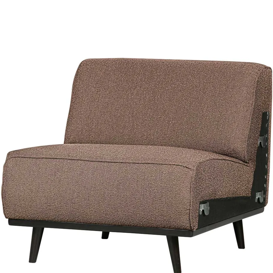 Online Wohnen Hellbraunes Modulsofa-Element aus Boucle - Nyons