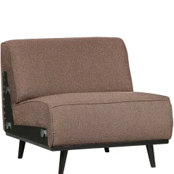 Online Wohnen Hellbraunes Modulsofa-Element aus Boucle - Nyons