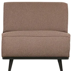 Online Wohnen Hellbraunes Modulsofa-Element aus Boucle - Nyons