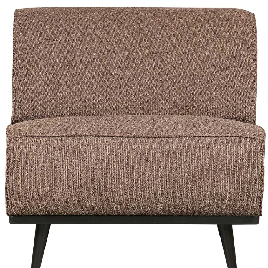 Online Wohnen Hellbraunes Modulsofa-Element aus Boucle - Nyons