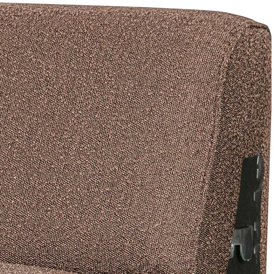 Online Wohnen Hellbraunes Modulsofa-Element aus Boucle - Nyons