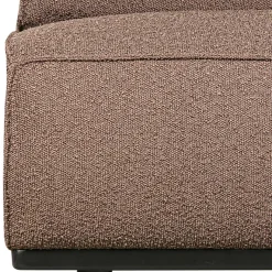 Online Wohnen Hellbraunes Modulsofa-Element aus Boucle - Nyons