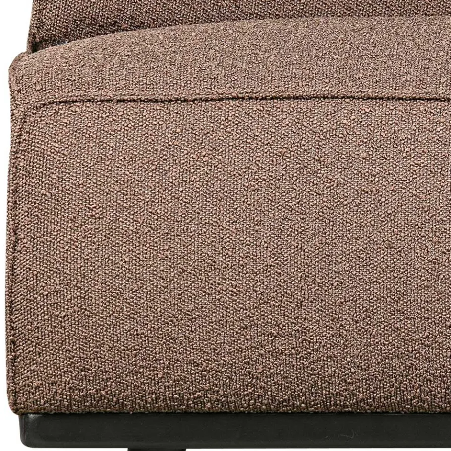 Online Wohnen Hellbraunes Modulsofa-Element aus Boucle - Nyons