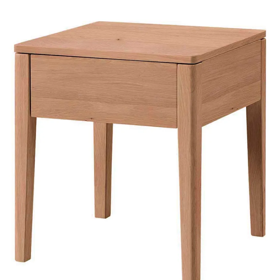 Wohnen Helles Bett aus geölter Eiche modern - Fachet