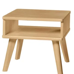 Clearance Wohnen Helles Eichenbett in modernem Design - Voluntary